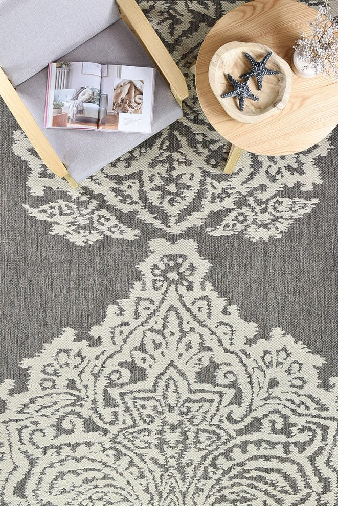 Long Island Brown Cream Rug 5605-W71E