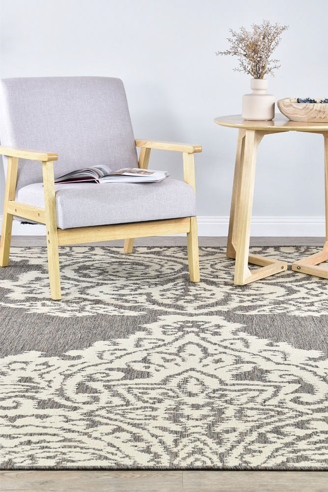 Long Island Brown Cream Rug 5605-W71E