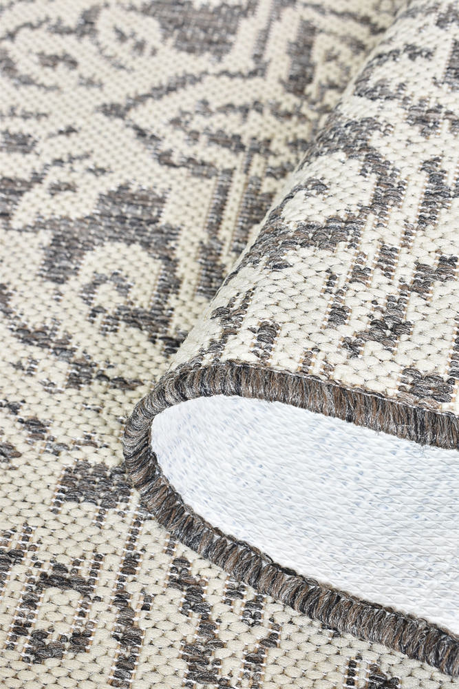 Long Island Brown Cream Rug 5605-W71E