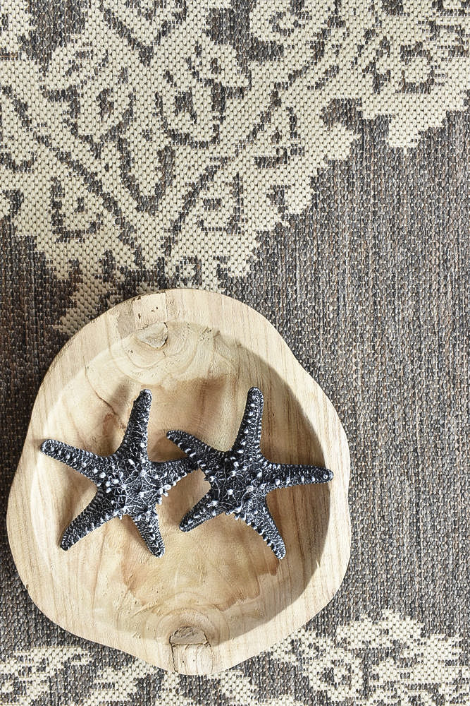 Long Island Brown Cream Rug 5605-W71E