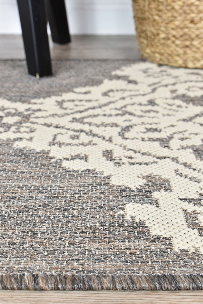 Long Island Brown Cream Rug 5605-W71E