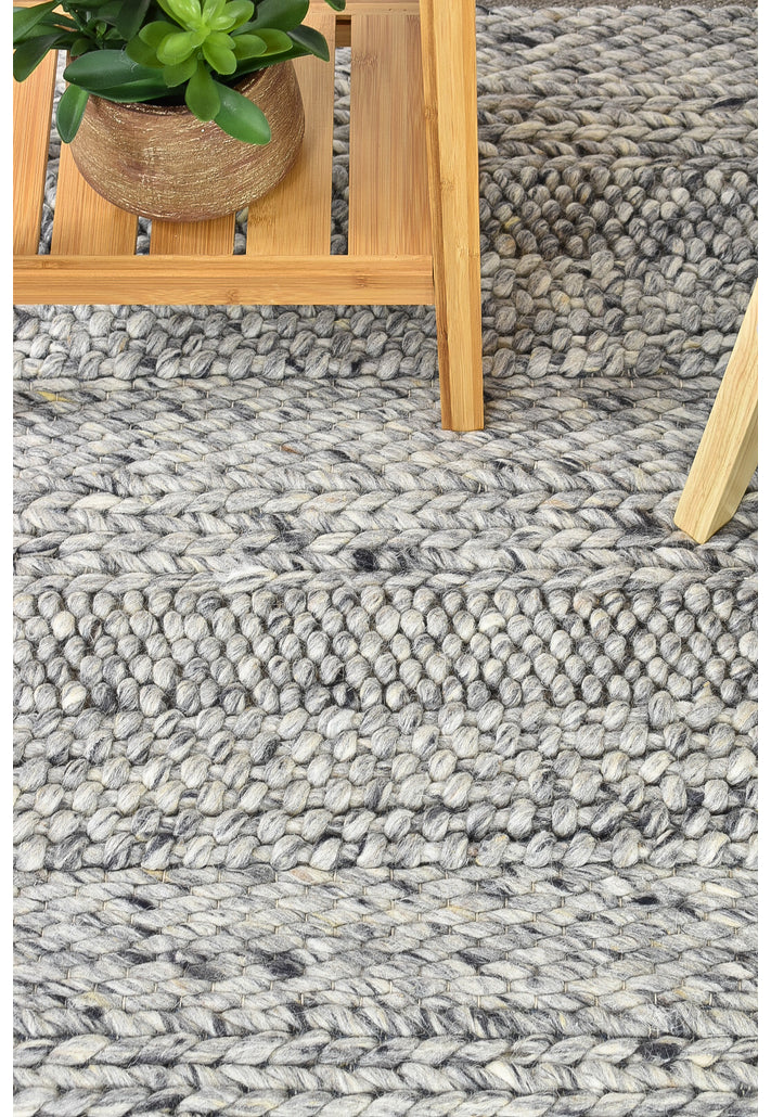 Malanda Grey Wool Rug