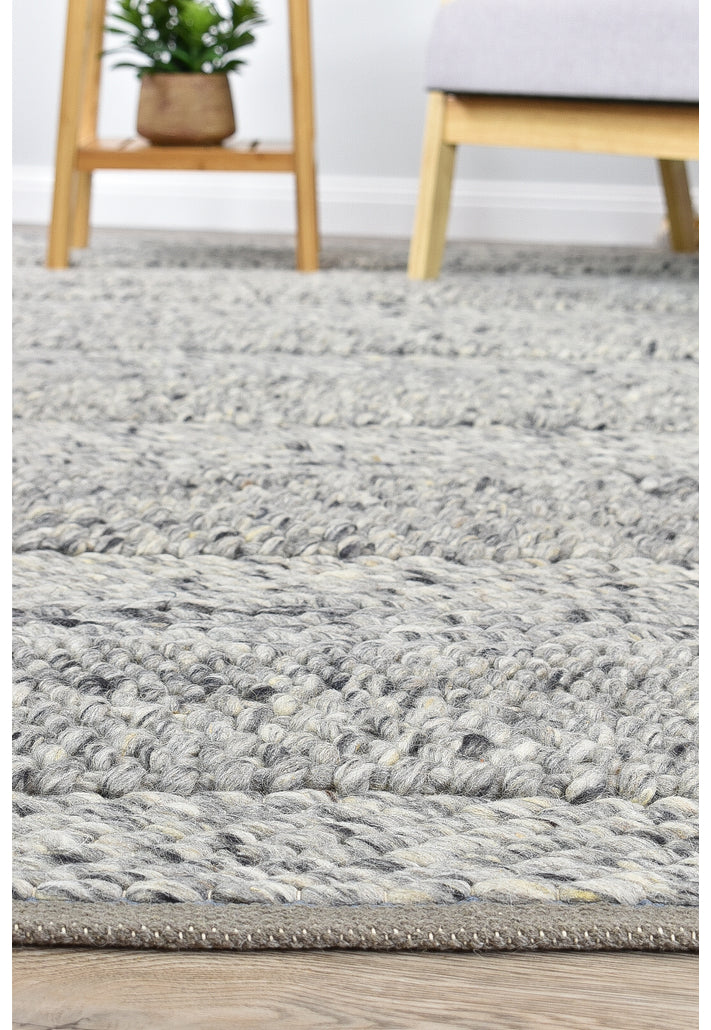 Malanda Grey Wool Rug