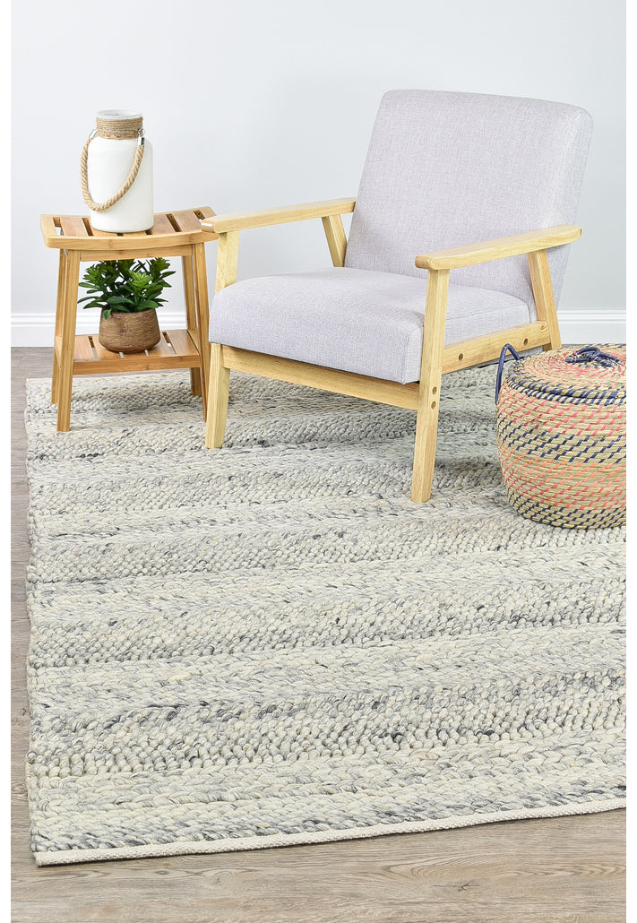 Malanda Ivory Wool Rug