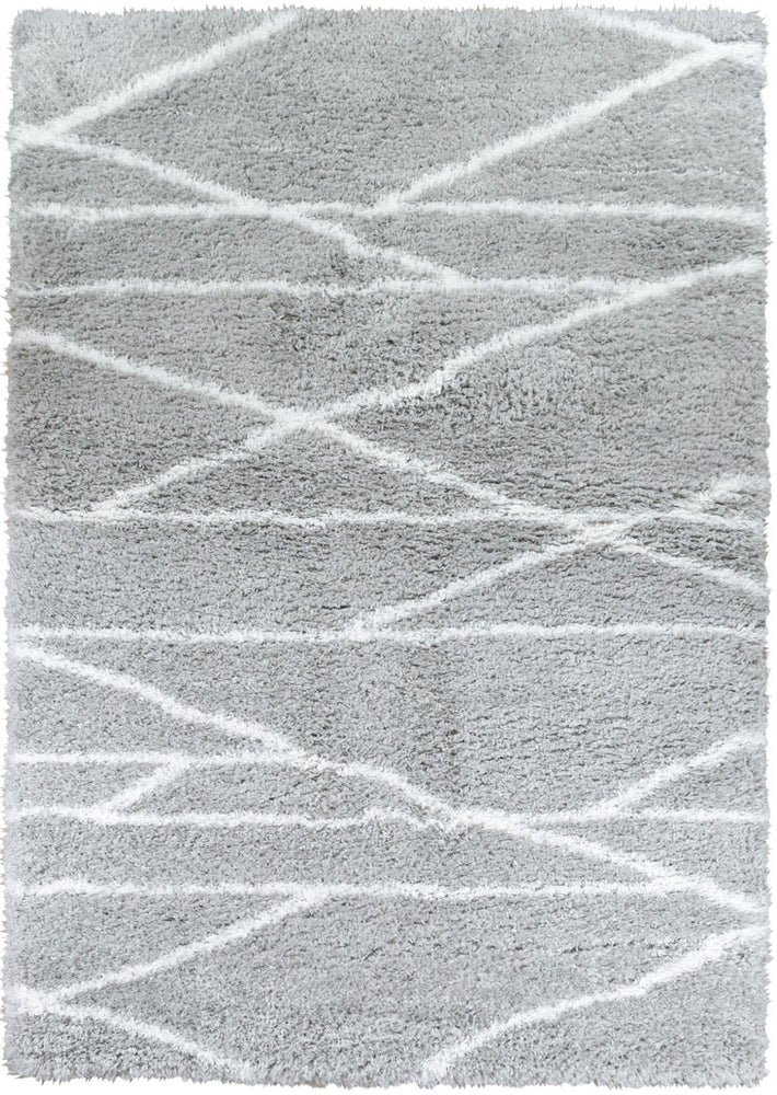 Mascot Shaggy Light Grey Rug 8741A
