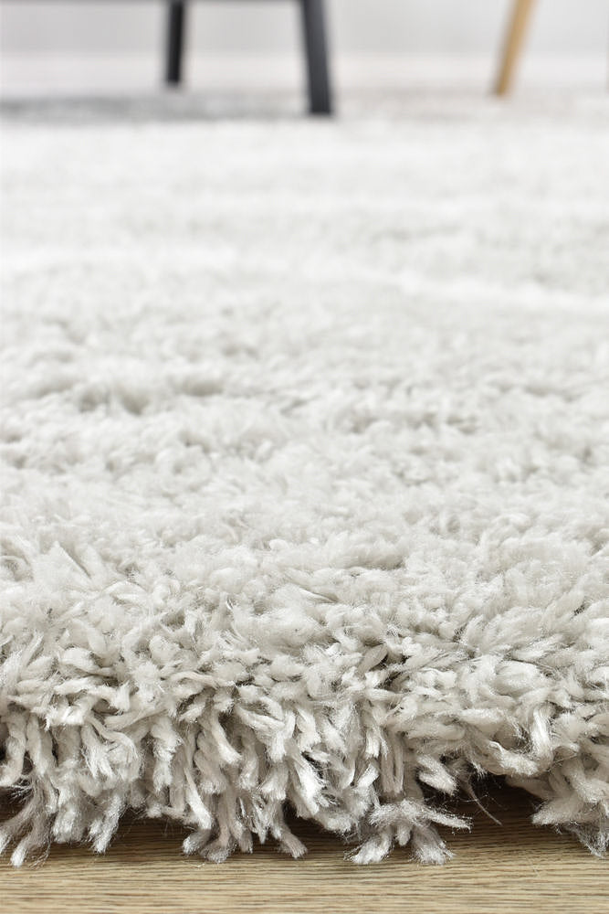 Mascot Shaggy Light Grey Rug 8741A