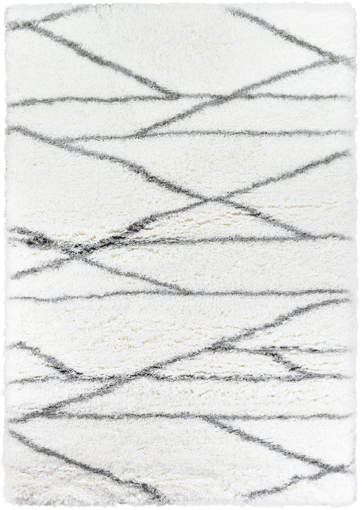 Mascot Shaggy White Rug 8741A