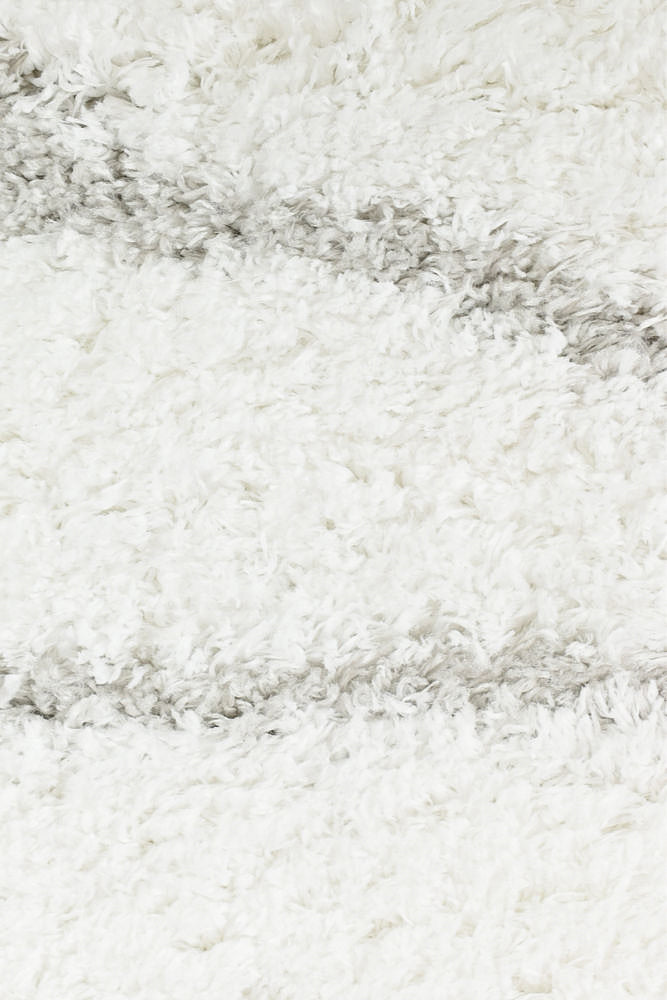 Mascot Shaggy White Rug 8741A