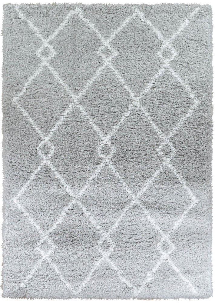 Mascot Shaggy Light Grey Rug 8744A