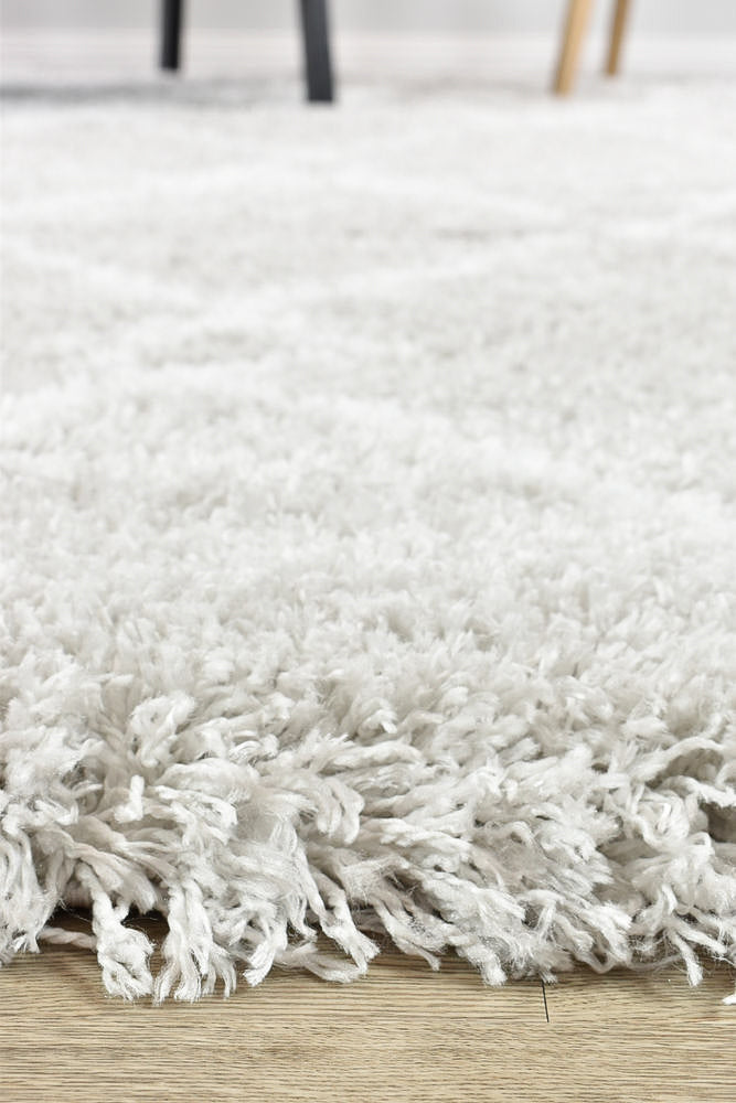 Mascot Shaggy Light Grey Rug 8744A