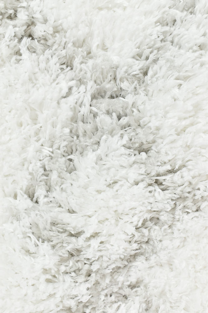 Mascot Shaggy White Rug 8744A