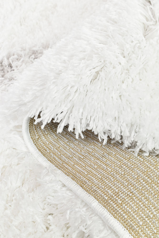 Mascot Shaggy White Rug 8744A