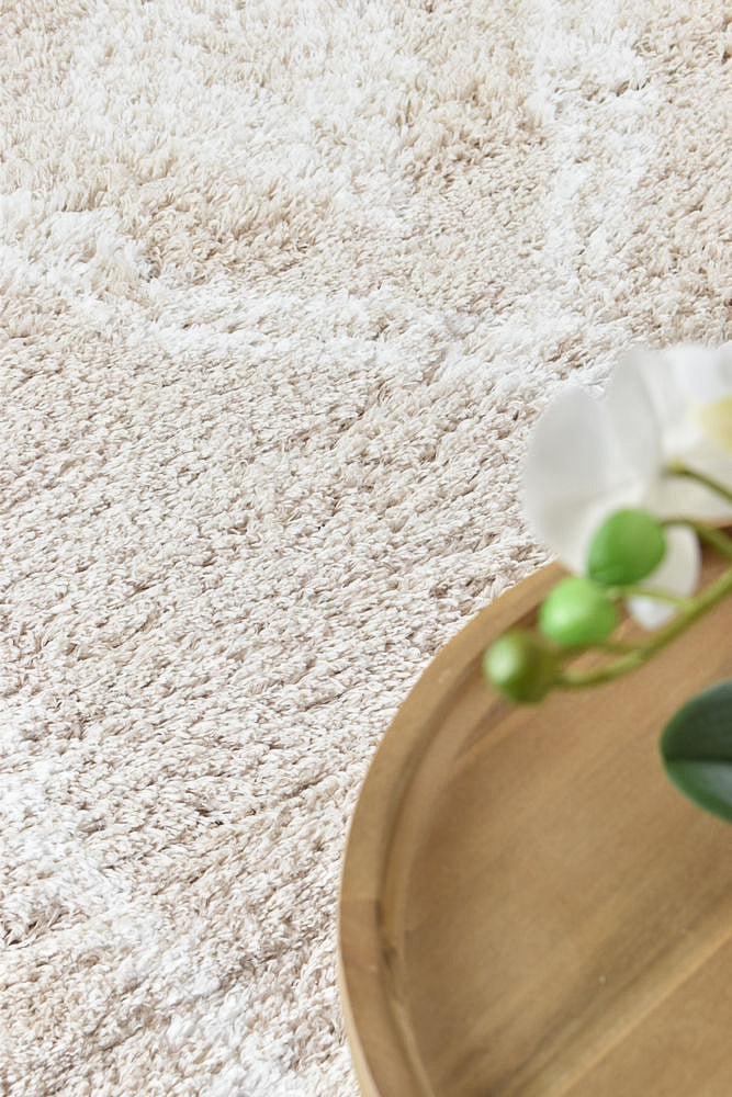 Mascot Shaggy Beige Rug 8745A