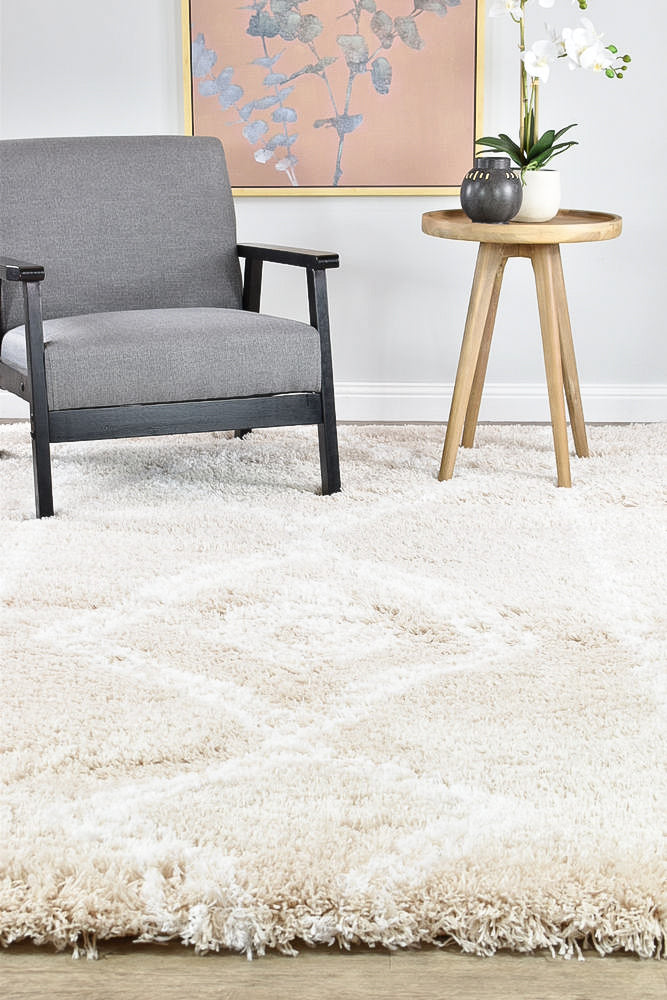 Mascot Shaggy Beige Rug 8745A