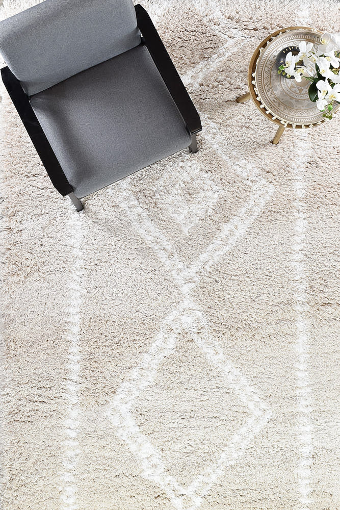 Mascot Shaggy Beige Rug 8745A
