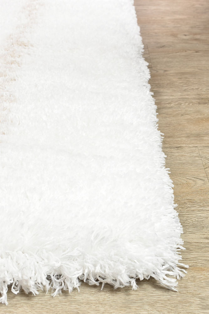 Mascot Shaggy Beige White Rug 8745A