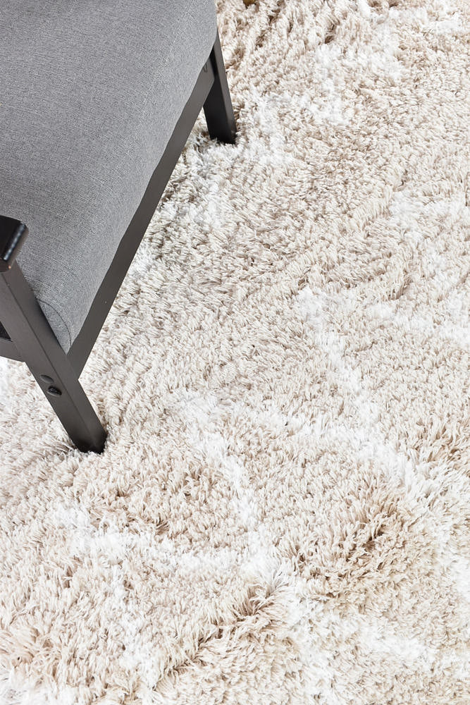 Mascot Shaggy Beige Rug 8746A
