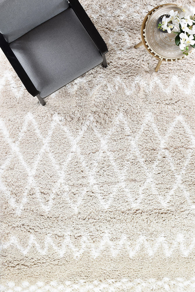 Mascot Shaggy Beige Rug 8746A