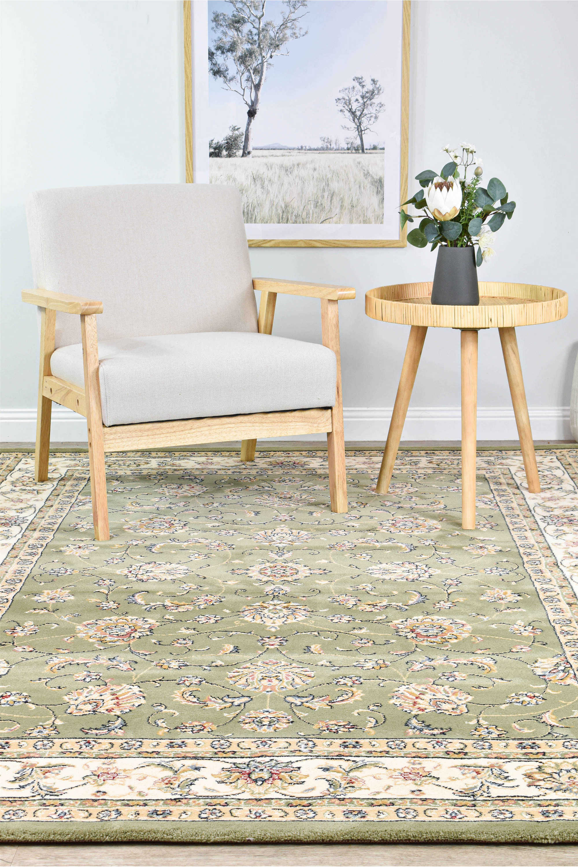 Michelangelo Green Rug 55368 4464