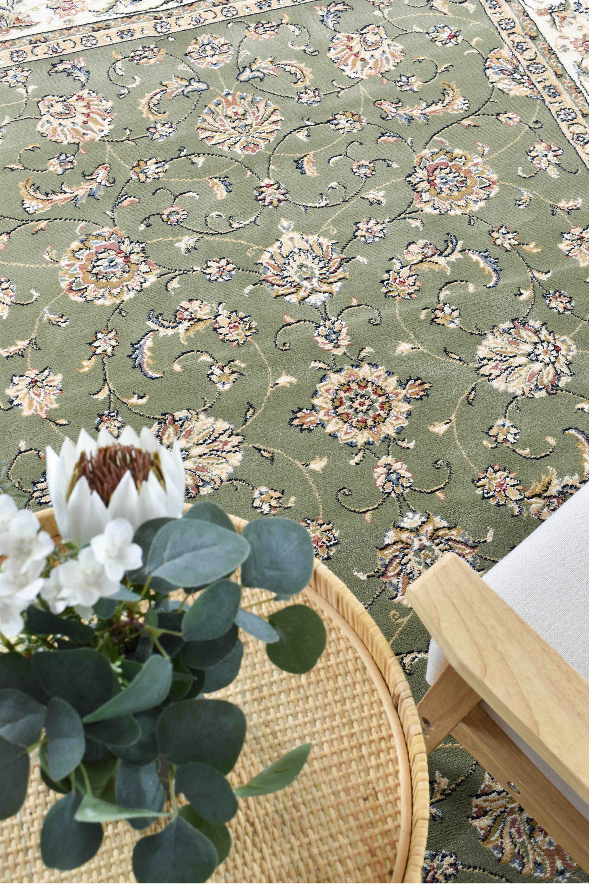 Michelangelo Green Rug 55368 4464