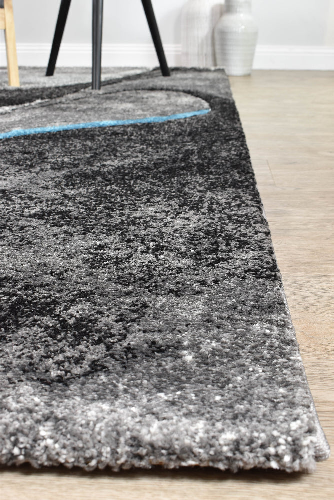 Millard 37 Dark Grey Turquoise