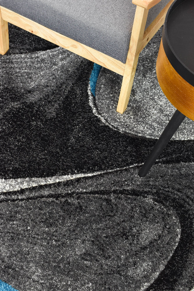 Millard 37 Dark Grey Turquoise