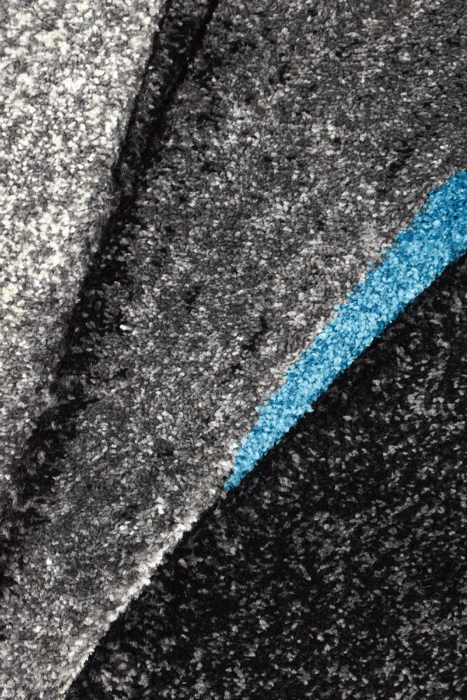 Millard 37 Dark Grey Turquoise