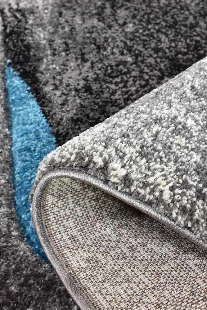 Millard 37 Dark Grey Turquoise