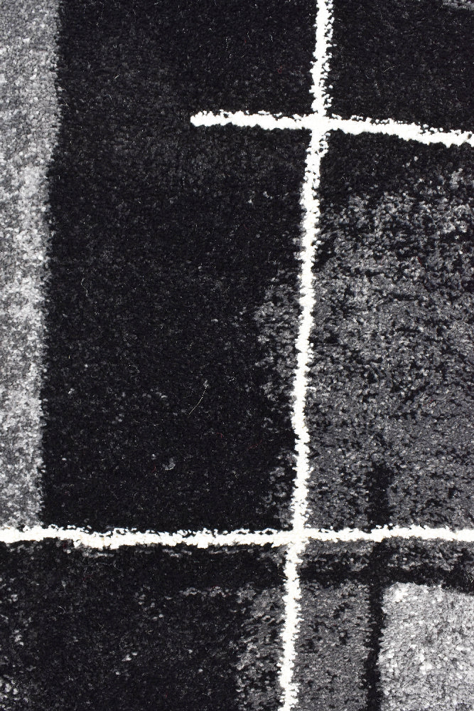 Millard 297 Dark Grey Turquoise Rug