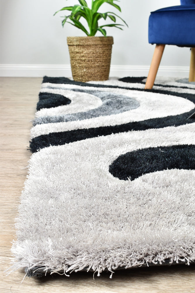 Missouri Black Grey Rug 883