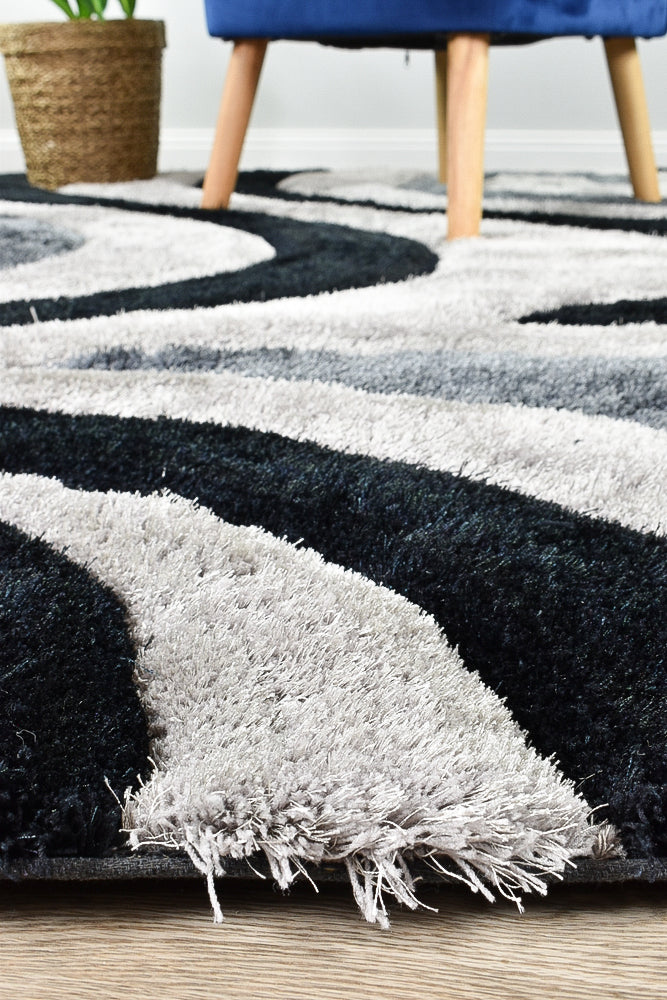 Missouri Black Grey Rug 883