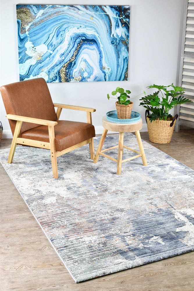 Modern Lounge Rug 63655 7656