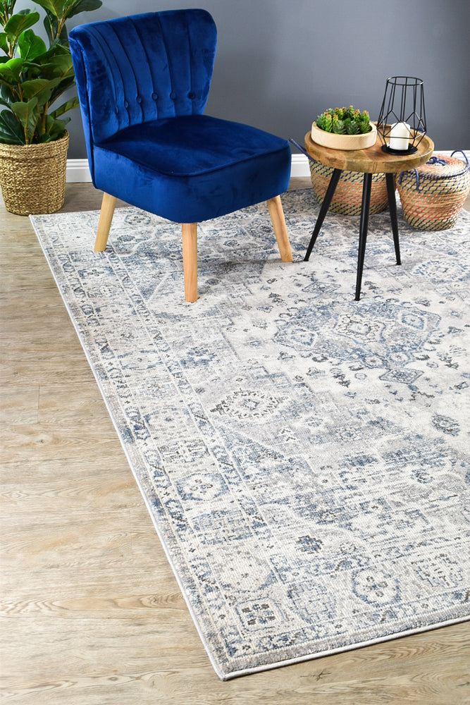 Marakesh Blue L.Grey Rug 0320C
