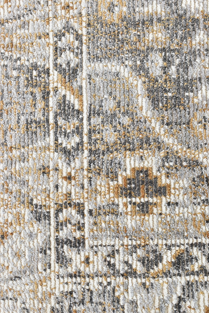 Marakesh Grey Mustard Rug 0320C