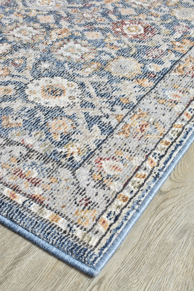 Marakesh Dark Blue Runner Rug A156A
