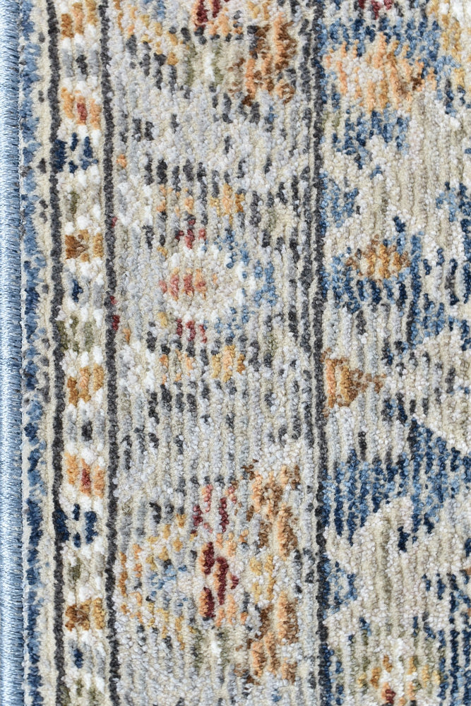 Marakesh Dark Blue Runner Rug A156A