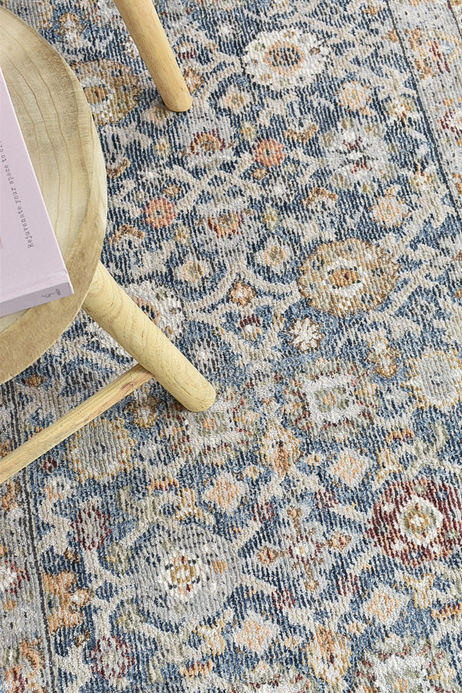 Marakesh Dark Blue Runner Rug A156A