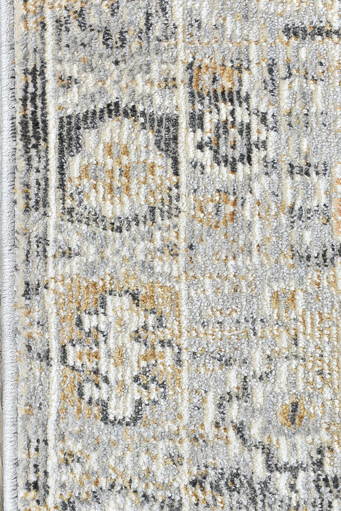 Marakesh Grey Mustard Rug 0320C