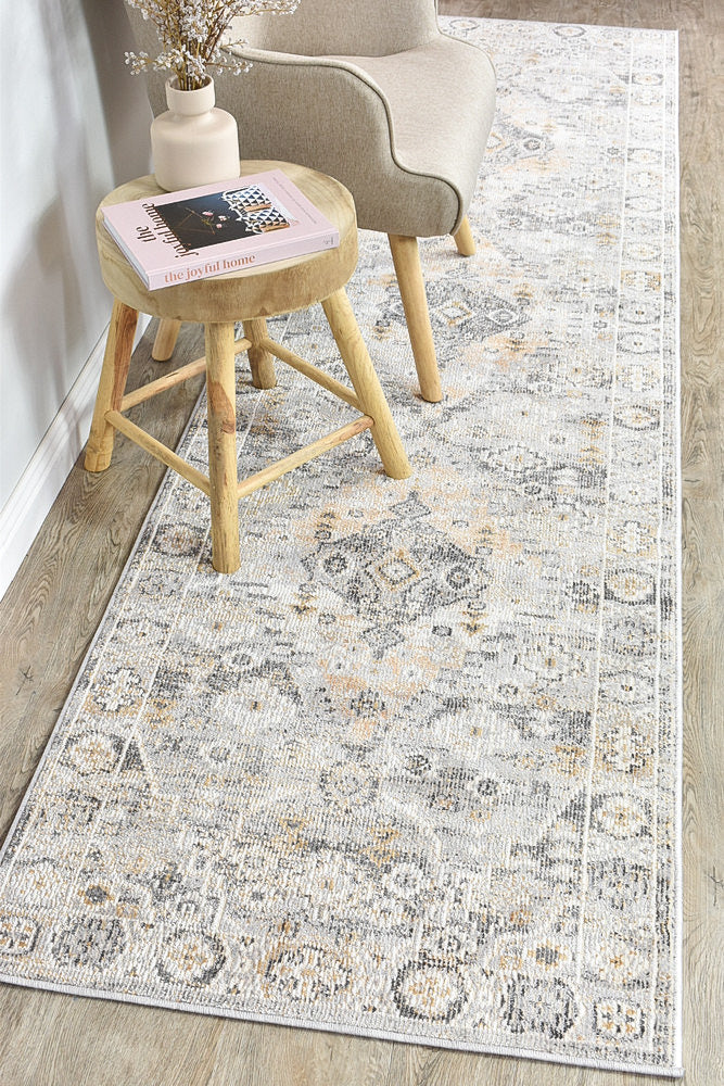 Marakesh Grey Mustard Rug 0320C
