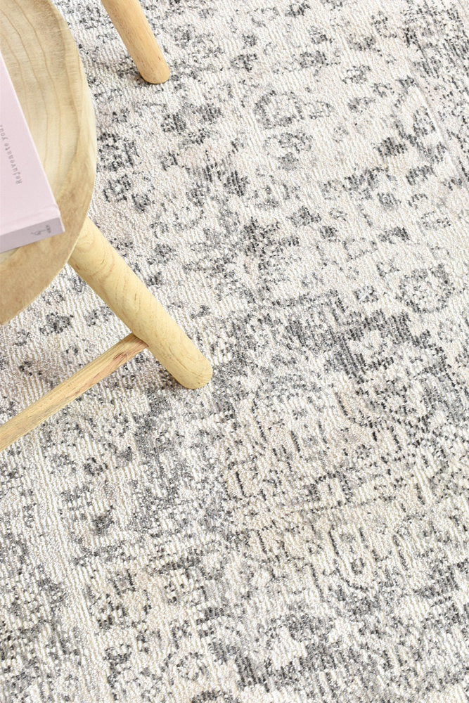 Marakesh Grey Runner Rug 0321B