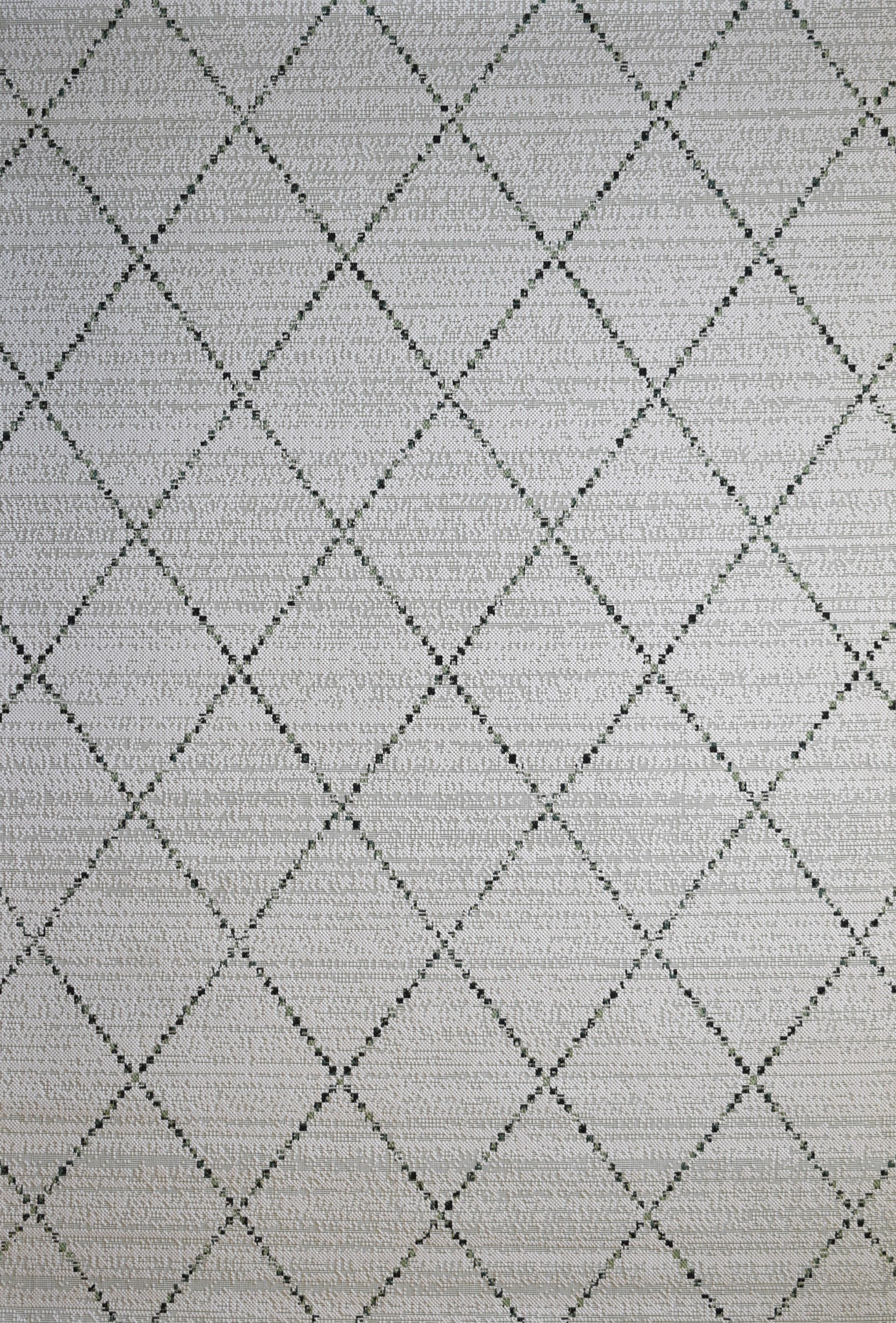 Melody Cream Green Rug 19436-62