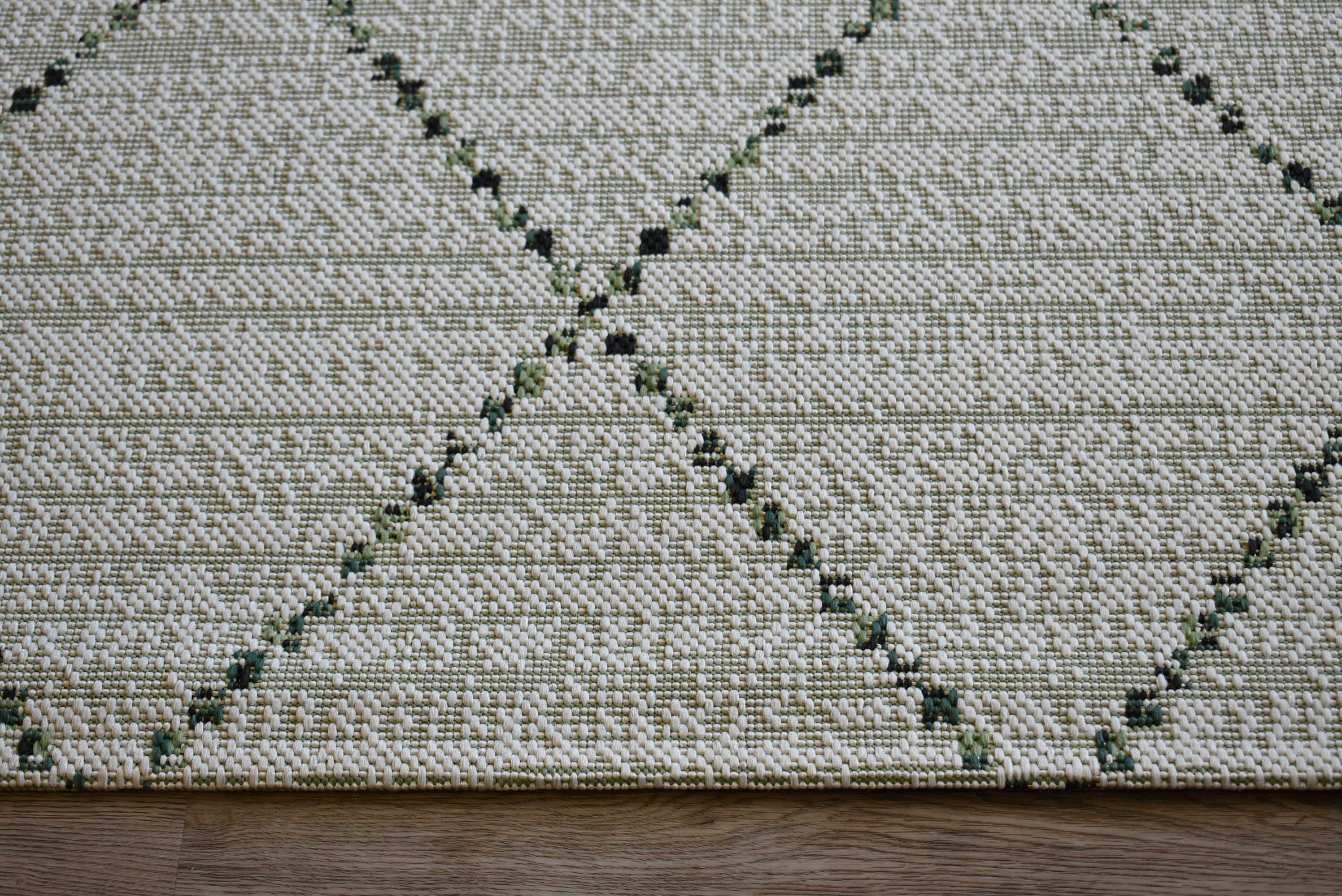 Melody Cream Green Rug 19436-62