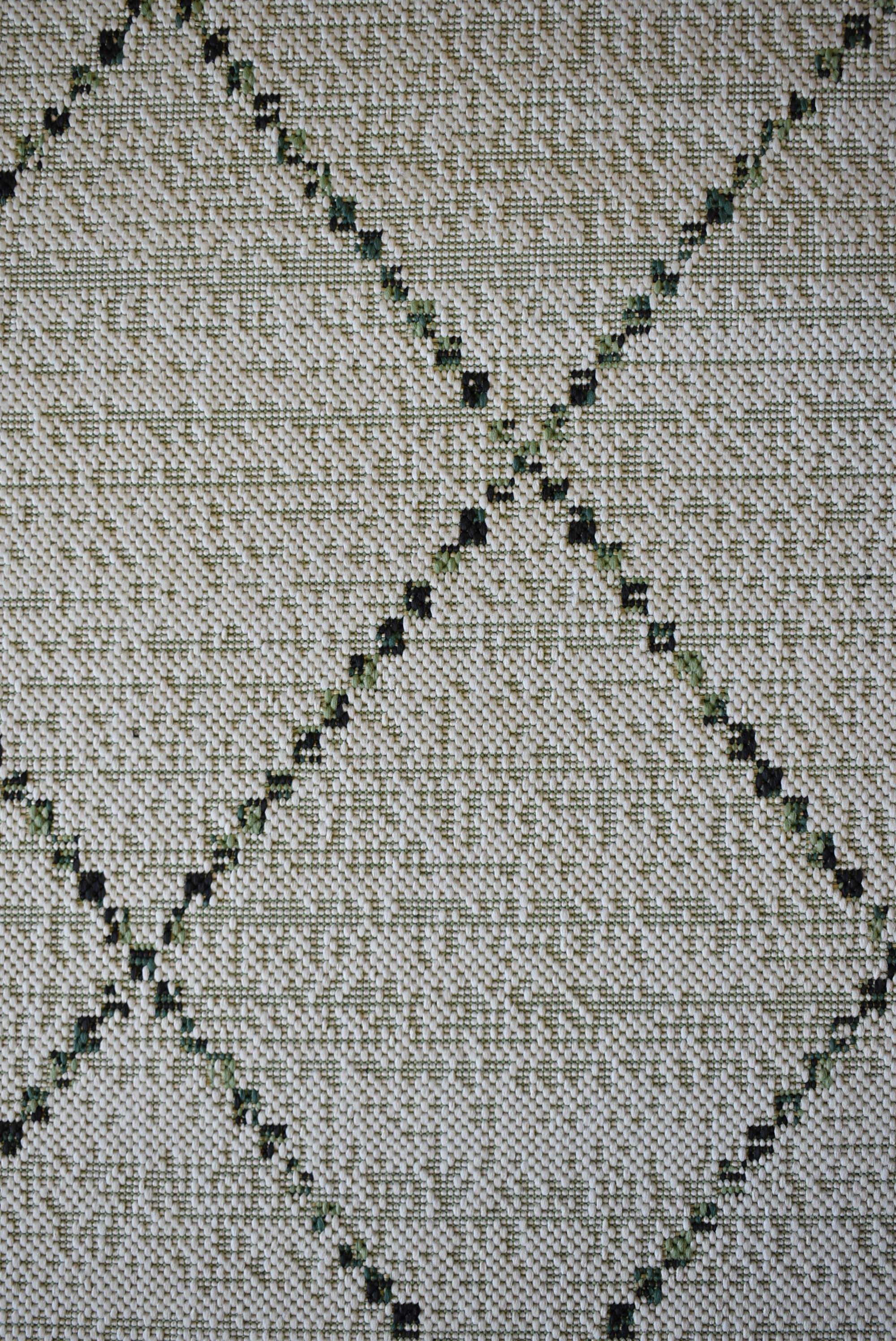 Melody Cream Green Rug 19436-62