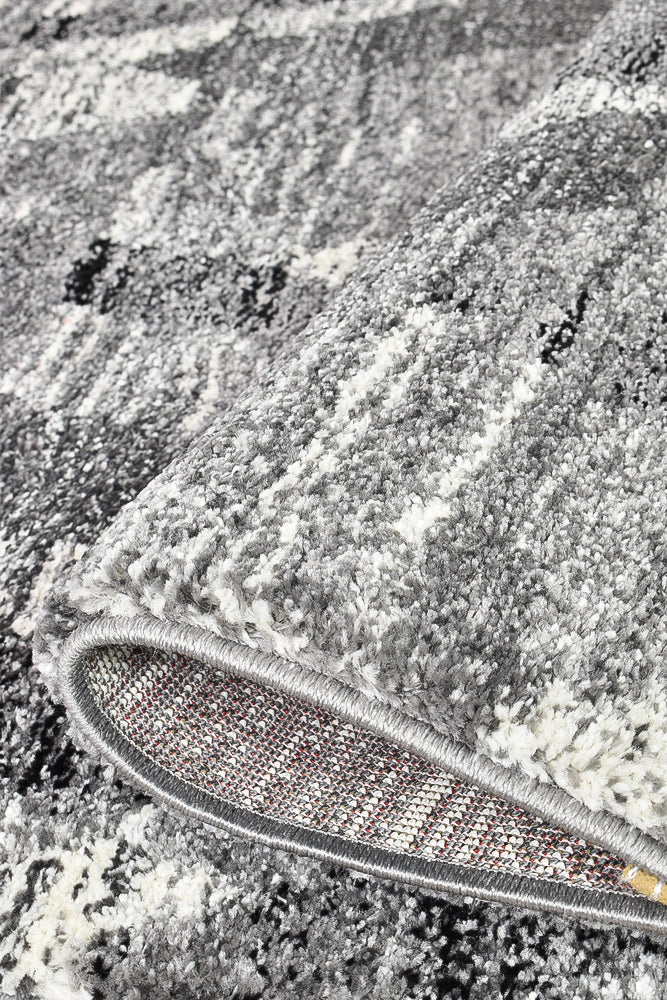 Millard 370 Light Grey Red Rug
