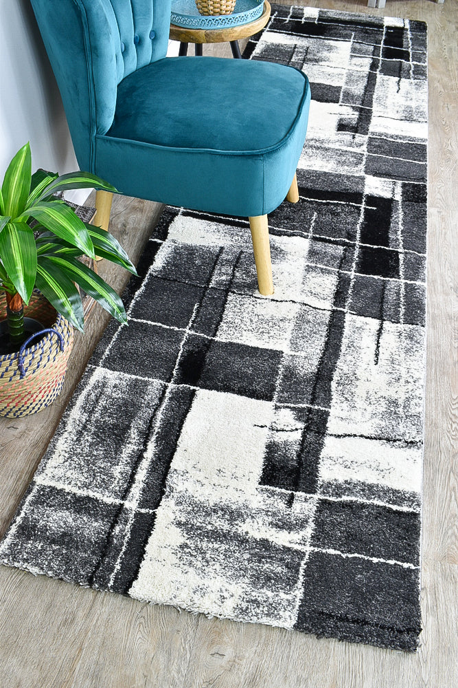 Millard 297 Dark Grey Black Runner