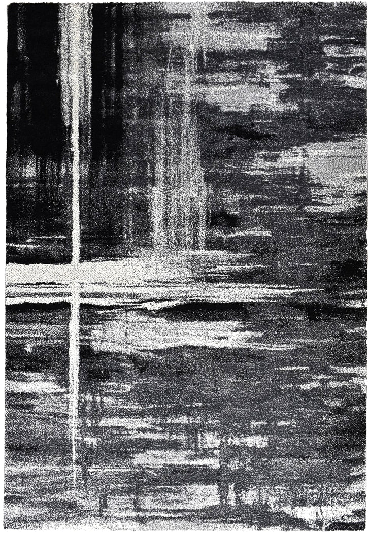 Millard 347 Light Grey Dark Grey Rug