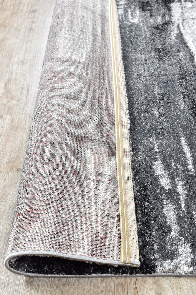 Millard 347 Light Grey Dark Grey Rug