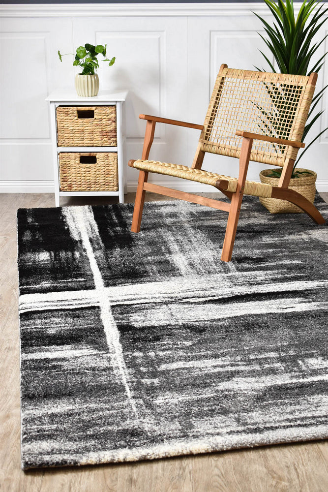 Millard 347 Light Grey Dark Grey Rug