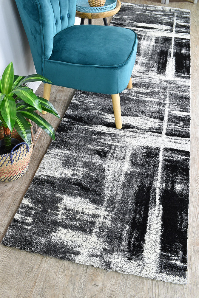 Millard 347 Light Grey Dark Grey Runner