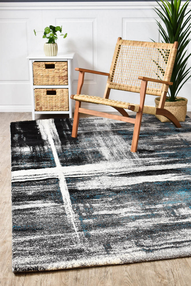 Millard 347 Light Grey Turquoise Rug